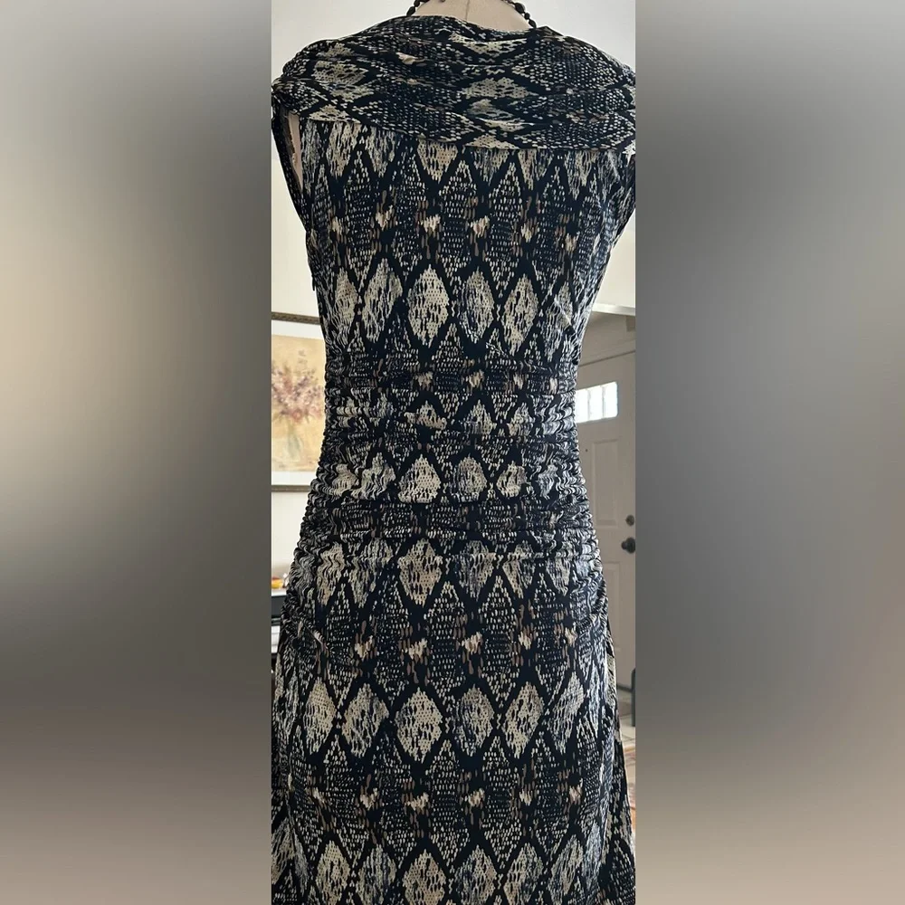 Laundry (Shelli Segal) Lije New Black and White Patterned Dress Size 8. C:4514 - Picture 2 of 6